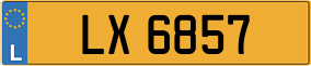 Truck License Plate